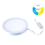 LED plafoniera s 3 barvnimi temperaturami - 3CCT 18W 1520lm fi 225/32mm okrogla