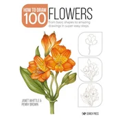Search Press Knjiga Draw 100 Flowers, (20829315)