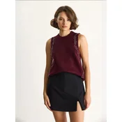 Bianco Lucci Bluza Blusen burgund