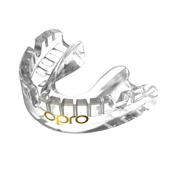 OPRO Self-Fit  Gold Braces - Clear