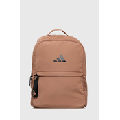 Ruksak adidas Performance za žene, boja: bež, veliki, s tiskom