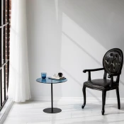 Hanah Home Pomocni stocic Chill Out, 50x50x50 cm, Crno-plavi