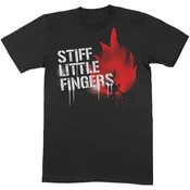 Stiff Little Fingers Graffiti Black XL Majica