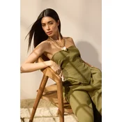 Trendyol Milla Ženska bluza Tbess25Bz00011, Kaki