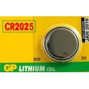 GP litijumska baterija CR 2025