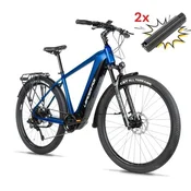 Leader Fox Električno Treking Kolo BARNET 28 Ocean Blue - Moško, BAFANG M510 Motor, 720Wh Baterija