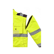 Jakna LUTON, opozorilna, rumeno-modra, velikost: 2 mm XL