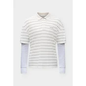 HOLLISTER Majica svetlo siva/temno siva/bela