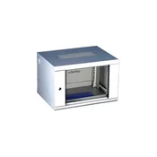 15U/19 Rek orman nazidni Netiks DW6615 dvodelni, staklena vrata sa bravom 600x600x800mm