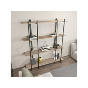 Hanah Home Polica za kucu od mahovine, 160x180x29,6 cm, Smeda
