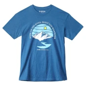 NRS Moška kr majica Born on The River, Blue, XL