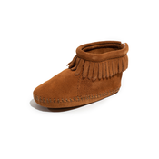 Minnetonka Copatki za prve korake Back Flap, rjava