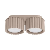 Sollux SL.1818 - Stropna spot svetiljka AURA 2xGX53/10W/230V taupe