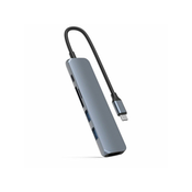 HyperDrive HY-HD22E-GRAY Bar Dock 6in1, 4K HDMI, 2xUSB-A, siva