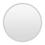 COSTWAY Okroglo stensko kopalniško ogledalo z LED-osvetlitvijo, O 70 cm, (5000357823)