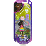 Polly Pocket Mattel Poletna modna punčka temnopolta (HKV84)