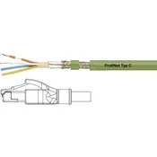 Helukabel Helukabel 806411 RJ45 omrežni kabel CAT5e SF/UTP 2 m zelena PUR plašč, pletena zaščita, zaščita iz folije, prožen notranji vodnik 1 kos, (20417753)