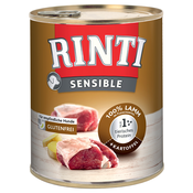 Varčno pakiranje RINTI Sensible 24 x 800 g - Jagnjetina in krompir
