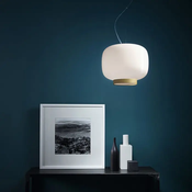FOSCARINI CHOUCHIN REVERSE 1 OBESEK BELO/ZLATO FN210071E_01