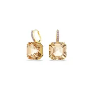 Swarovski Uhani Millenia karamel/zlata/sivka