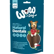 WOW Natural Dentals - perutnina, granatno jabolko in kokosovo olje, Small & Midi - 195 g