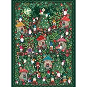 Gibsons - Puzzle Umetniški dosje: Božična vas - 1 000 kosov