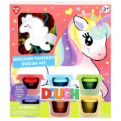 Playgo: Set barvitih plastelinov z enorogom 6x56g