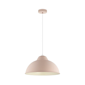 Eglo 54964 - Lestenec na vrvici TRURO-P 1xE27/60W/230V roza