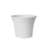 Plastični cvetlični lonček Iris BELA 38 cm