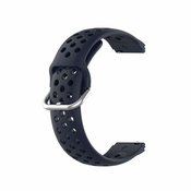 BStrap NEOGO SmartWatch Glam/Glam 2 Silicone Dots pašček, Dark Blue