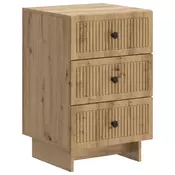 vidaXL Nočna omarica Artisan hrast 43 x 41 x 66,5 cm Inženirski les