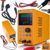 Rosfix Rosfix AmpForce RAFEP-3210 Laboratorijski Napajalnik – 32V 10A, USB QC, 300W, OCP/OVP, 3 Spomini | 150x80x230 mm, (21656551)