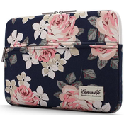 CANVASLIFE SLEEVE LAPTOP 13-14 NAVY ROSE (0795787711200)