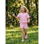 Sinsay - Pamučna majica sa dekorativnim volanima - roze