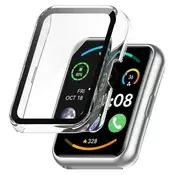 Ovitek z zaščito zaslona Techsuit Defense360 Pro za Huawei Watch Fit 2 - prozoren