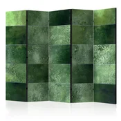 artgeist Paravan Green Puzzle I, 5-Delni, Dvostranski