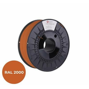 C-Tech PREMIUM LINE Filament za tiskanje, PETG, rumeno-oranžen, RAL2000, 1,75mm, 1kg