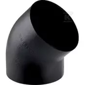 Geberit HDPE koleno 56/45, črne barve (HDPE odvodnjavanje)