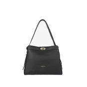 LANCASTER Paris Torba za čez ramo Lancaster Sac hobo Avec fermoir L Lady ROMY Noir črna