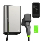 Green Cell HabuDen Wallbox 22kW 32A polnilna postaja za EV z NFC, aplikacijo, BT, 5m kablom