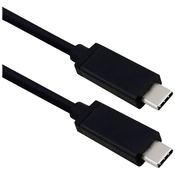 ROLINE Kabel ROLINE USB4 Gen 3\, Emark\, CC\, ST/ST\, 40Gbit/s\, 100W\, črn\, 0\,8 m Roline USB-C kabel USB 4.0 USB-C® vtič 0.80 m črna 11029081, (20630760)