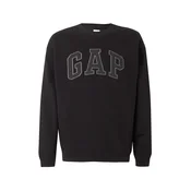 GAP Majica HERITAGE  pegasto siva / črna