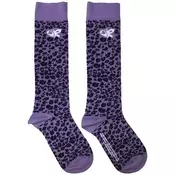 Olivia Rodrigo Leopard Print Purple 36-40 Nogavice