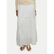 Vero Moda Maxi krilo Keeley 10316487 Bela Regular Fit