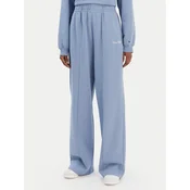 Tommy Hilfiger Spodnji del trenirke Script WW0WW48784 Modra Relaxed Fit