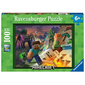Ravensburger Puzzle Minecraft Minecraft čudovišta 100 dijelova