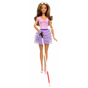 Mattel Barbie Fashionistas model lutka, vijolično krilo, 65. obletnica (FBR37)