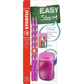 Set olovaka Stabilo EASYgraph S - 2 komada s šiljilom i gumicom