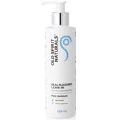 OLD spirit naturals Pure Moisture - veganski gel za kodre z lanenim semenom, brez dišav - vlažilni gel brez izpiranja in proti skodranim lasem - 250 ml