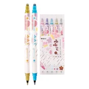 Obojestranski marker M&G Sakura metalik barve - set 5 kos